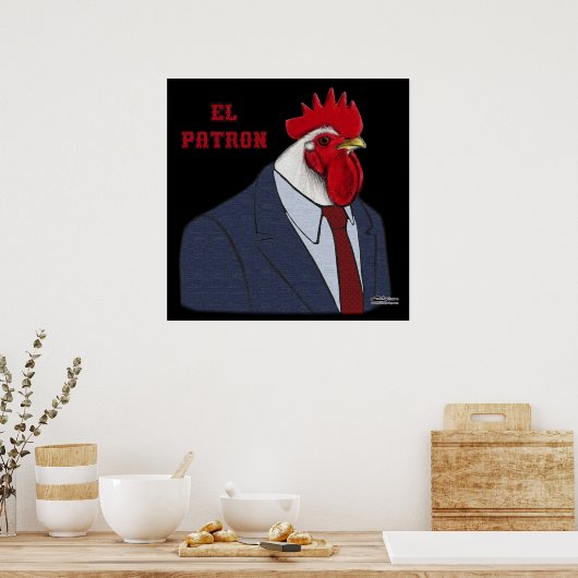 Poster El Gallo Patron (Cuisine)