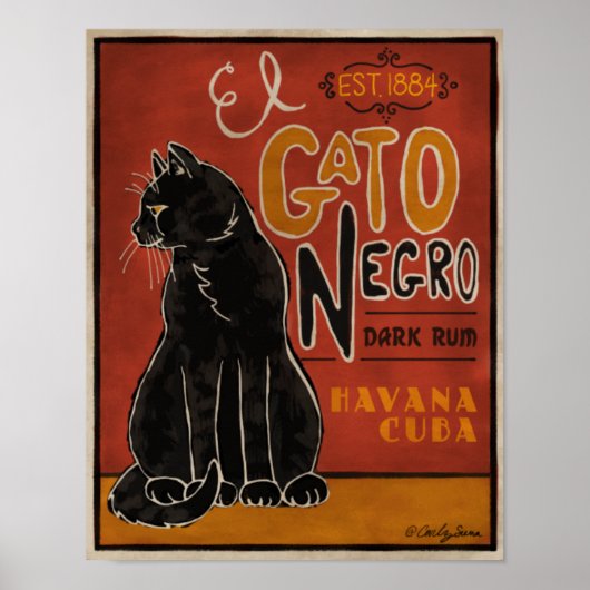 Poster El Gato Negro (Devant)