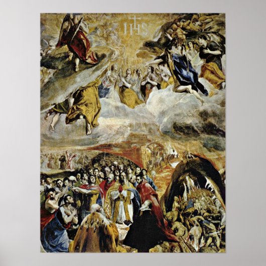 Poster El Greco - allégorie de la victoire à Lepanto (Devant)