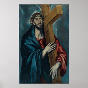 Poster El Greco - Le Christ portant la Croix