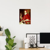 Poster El Greco - Portrait du Pape Pie V (Bureau à domicile)