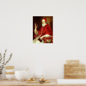Poster El Greco - Portrait du Pape Pie V (Cuisine)
