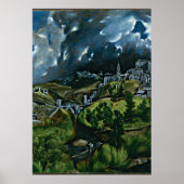 Poster El Greco - Vue de Tolède (Devant)