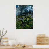 Poster El Greco - Vue de Tolède (Cuisine)