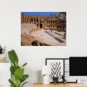 Poster El Jem Ancien Colisée Amphithéâtre Tunisie (Bureau à domicile)