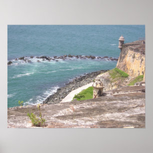 Poster EL Morro, Porto Rico