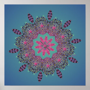 Poster El Paseo Dusk Print