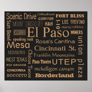 Poster El Paso, Texas