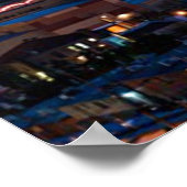 Poster El Paso, Texas à la nuit (Coin)