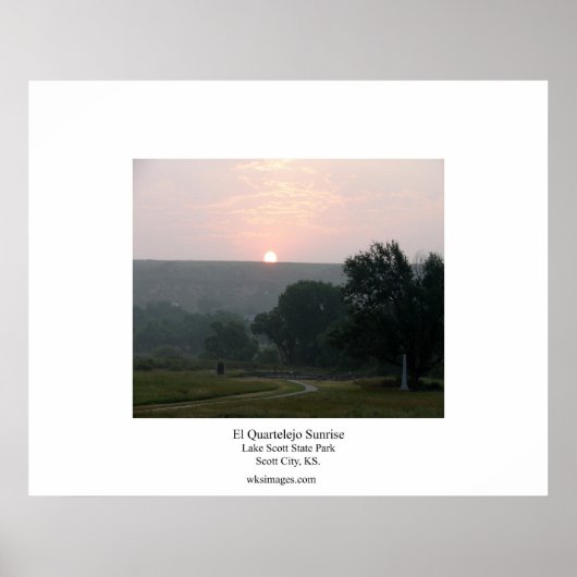 Poster El Quartelejo Sunrise (Devant)