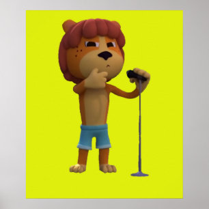 Poster el reino infantil montre aux enfants