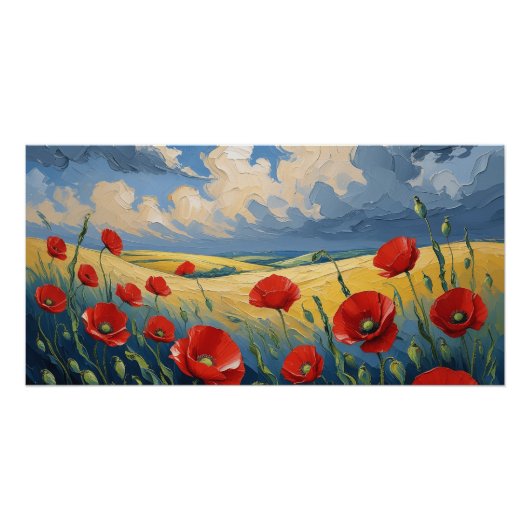 Poster El susurro del viento en las amapolas (Devant)