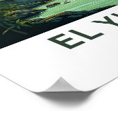 Poster El Yunque Porto Rico Travel Print (Coin)