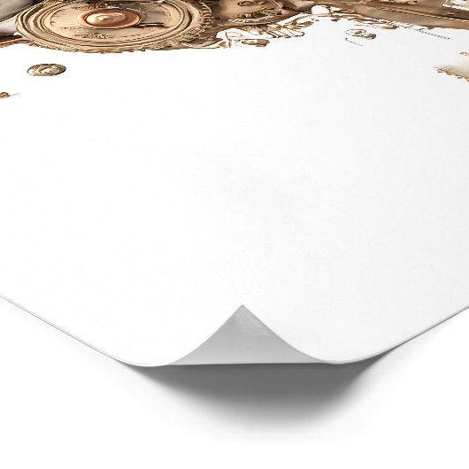 Poster Elaborate Victorian Style: Steampunk Clockwork (Coin)