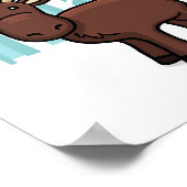 Poster Élan animal de la forêt (Coin)