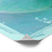 Poster Elation, Menthe, Aqua Hydrangea (Coin)