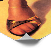 Poster ELBEO Femmes Hosiery Stocking Pantyhose Rétro Ad (Coin)