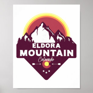 Poster Eldora montagne Colorado Co Montagnes Rocheuses Ra