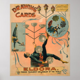 Poster Eldora, Premier ministre Equilibrist et Juggler de