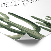 Poster Eleanor - Bohemian Cactus Editable Sign Minimalist (Coin)