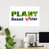 Poster Électeur plante (Bureau à domicile)