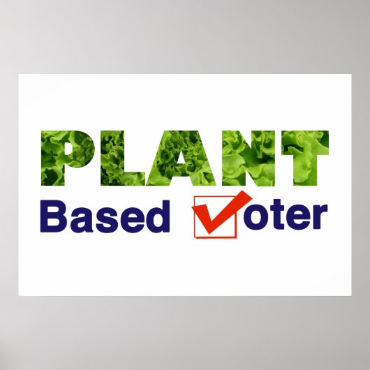 Poster Électeur plante (Devant)