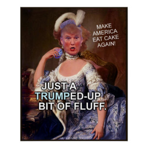 Poster Élection anti-Donald Trump Marie Antoinette 2020