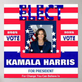 Poster Élection de Kamala Harris