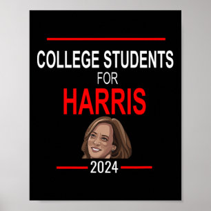 Poster Élection des étudiants Kamala Harris Président Kam