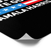 Poster Election Kamala Harris Première femme Présidente 2 (Coin)