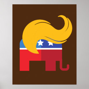 Poster Élection présidentielle de Trump en 2024