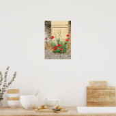 Poster Electric box poppy (Cuisine)