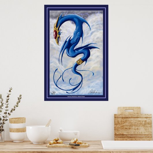 Poster Electric Dragon (Cuisine)