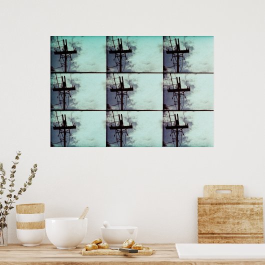 Poster Electric god (Cuisine)