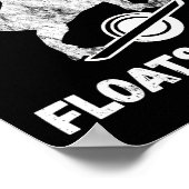 Poster Electric Skateboard Float T-rex Saurus One Wheel V (Coin)