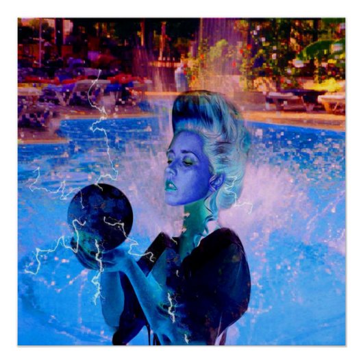 Poster Electric witch (Devant)