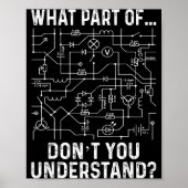 Poster Electrical Engineering Electrical Engineer Men (Devant)