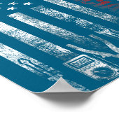 Poster Electrician American Flag Funny Electricians Tools (Coin)