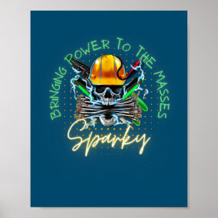 Poster Électricien