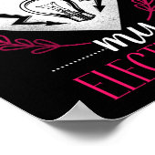 Poster Electricien Lineman J'aime mon coeur électricien (Coin)