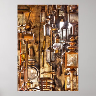 Poster Electricien - Que la lumière soit !