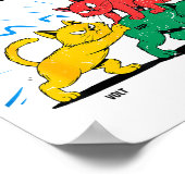 Poster Electricity Explained Funny Cat Physics Humor Scie (Coin)