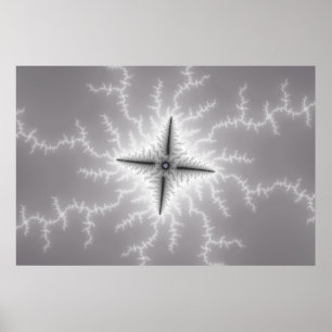 Poster Electro - Art fractal