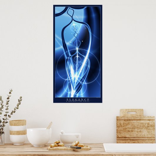 Poster Élégance (Cuisine)