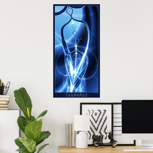 Poster Élégance (Bureau à domicile)