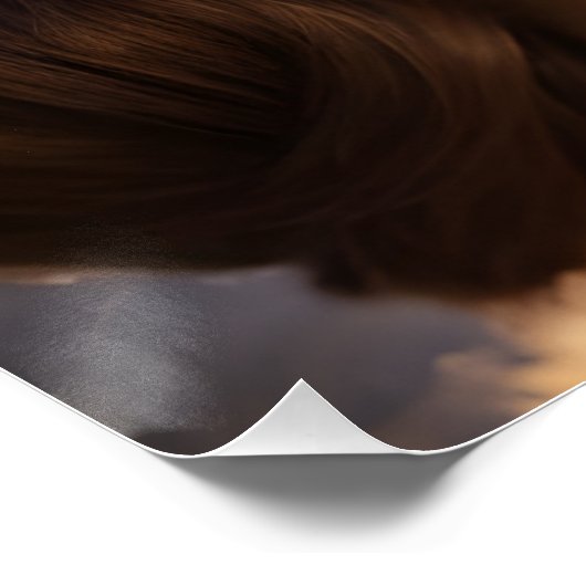 Poster Élégance Amber Light (Coin)