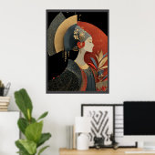 POSTER ÉLÉGANCE COURONNE #2 (Bureau à domicile)