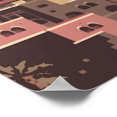 Poster Elégance culturelle Marrakech City 4K Vector (Coin)