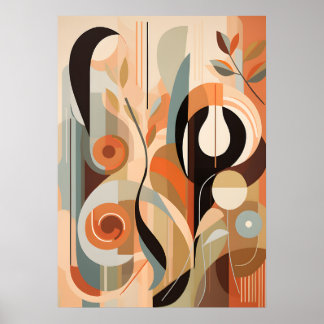 Poster Élégance dans la simplicité : Exploration de l'art