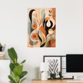 Poster Élégance dans la simplicité : Exploration de l'art (Bureau à domicile)
